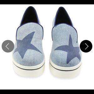 Stella McCartney Blue Binx Stars Platforms